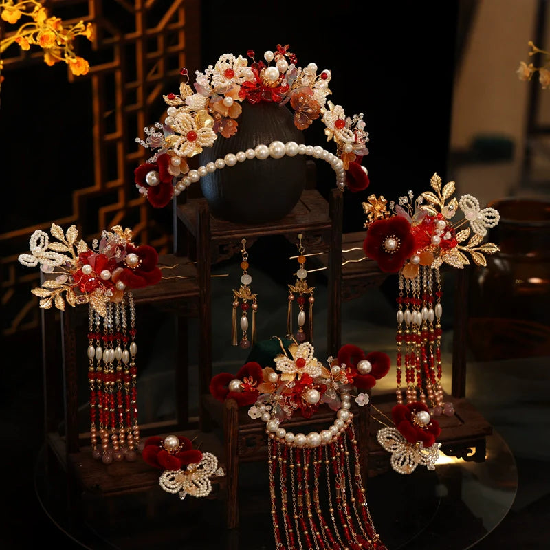 Chinese Wedding Hair Accessories: Vows