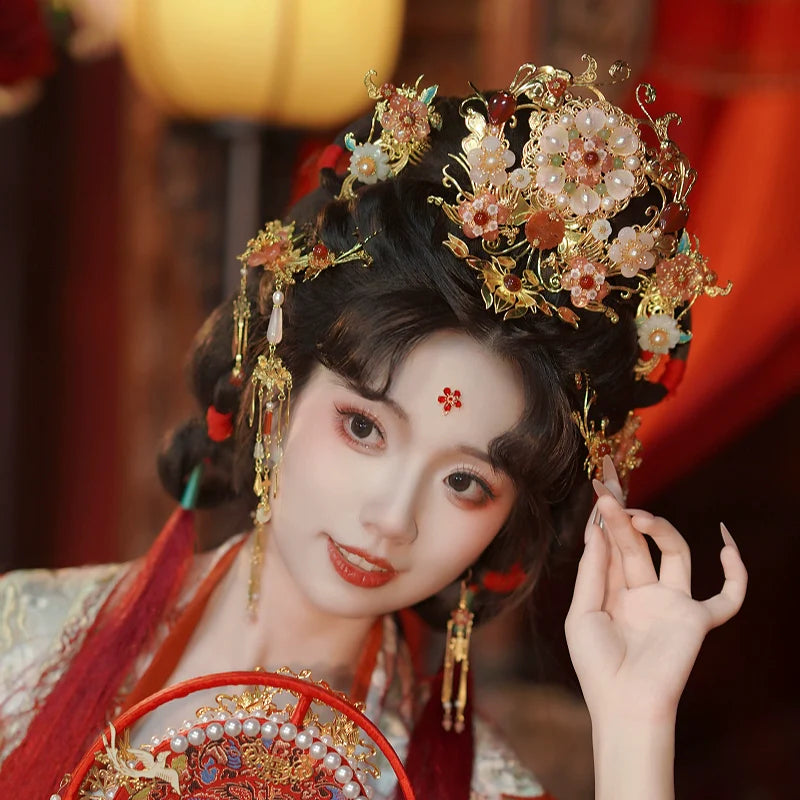 Chinese Wedding Hair Accessories: Happy Love