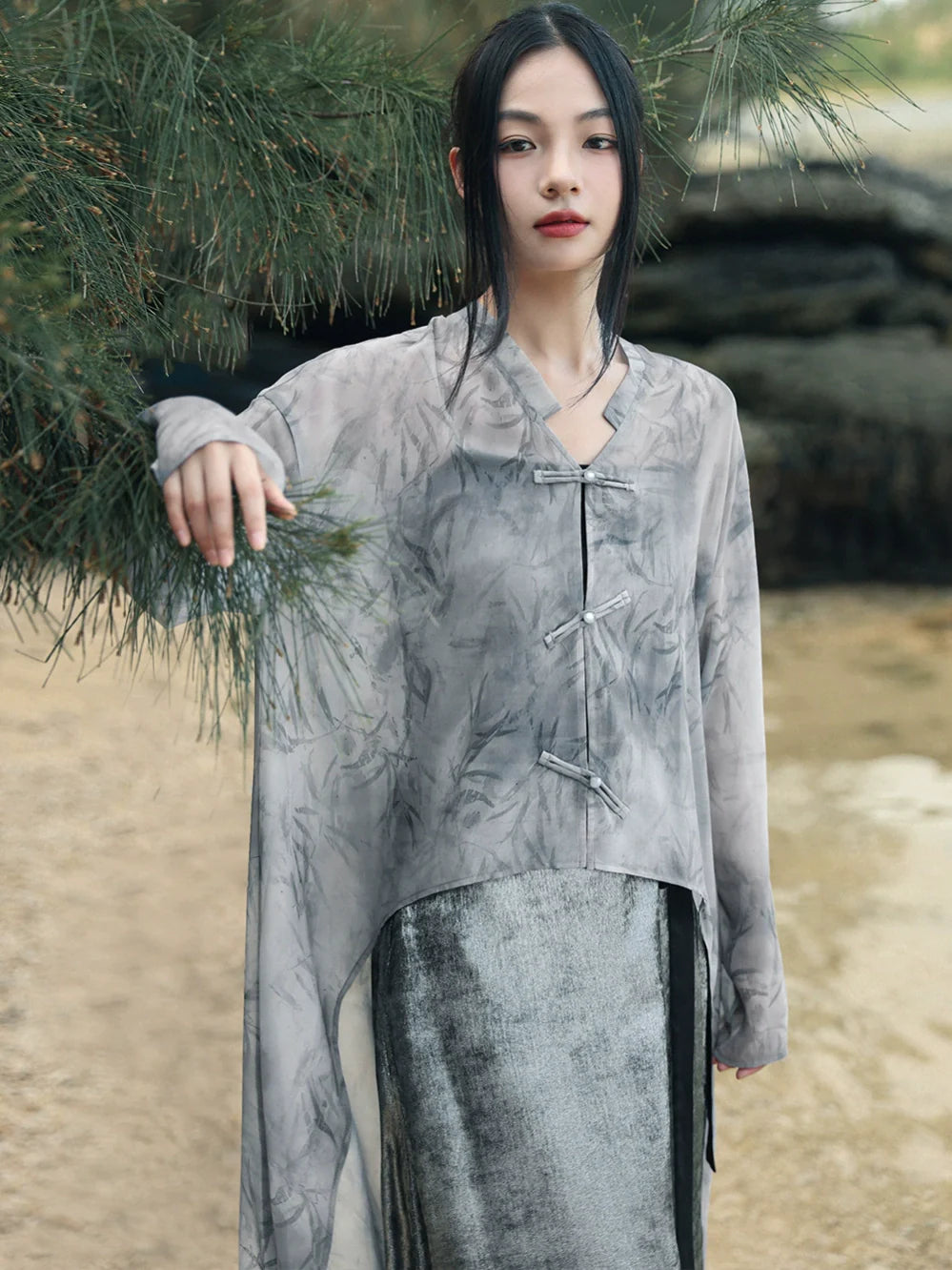 Neo-Chinese Style x Cardigan: Ashleaf