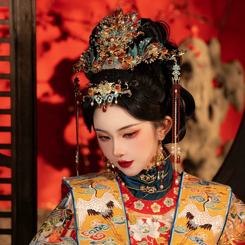 Chinese Wedding Hair Accessories: Ming Huang