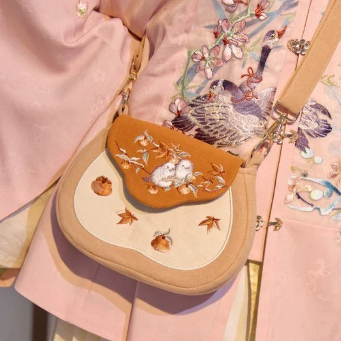 Caramel Crossbody Merchant Bag for Women