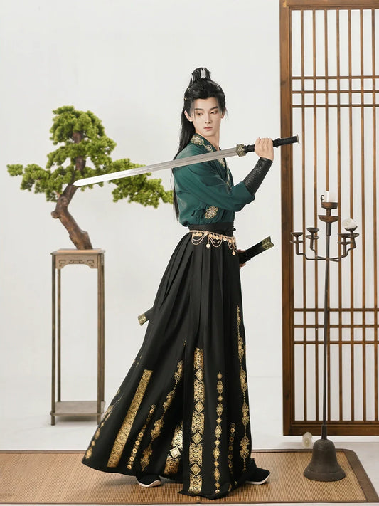 Wei Jin Wuxia Style Qiyao Ruqun - Xuan Ce 玄策
