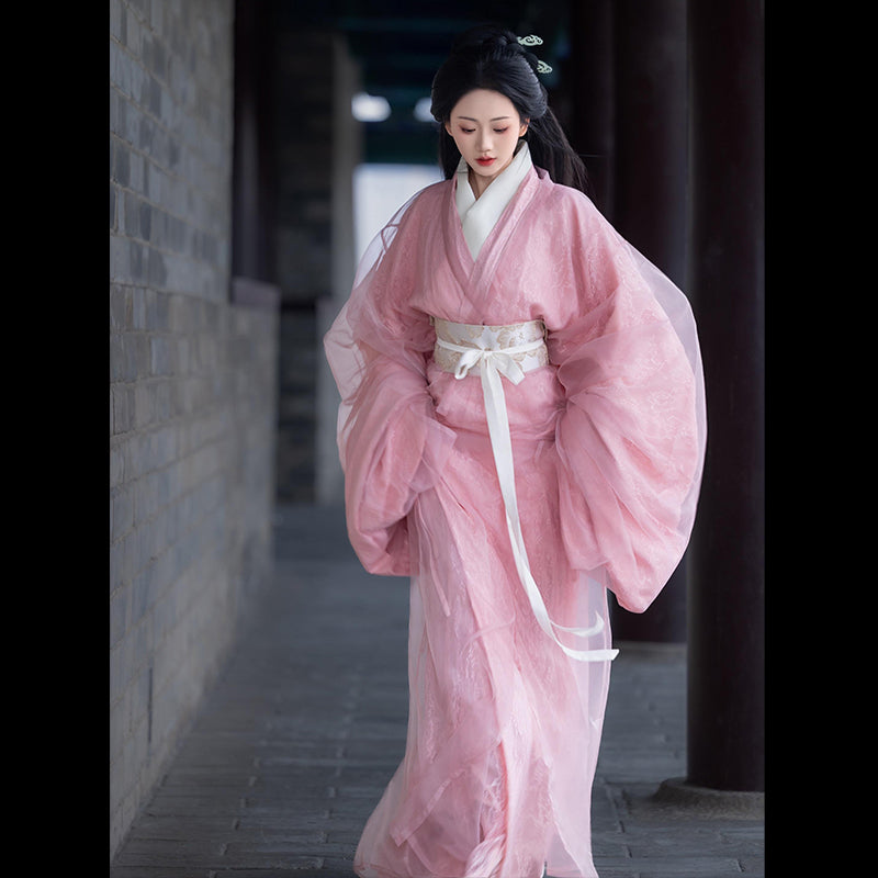 Bubblegum - Warring States and Han Dynasty Straight Hem Robe