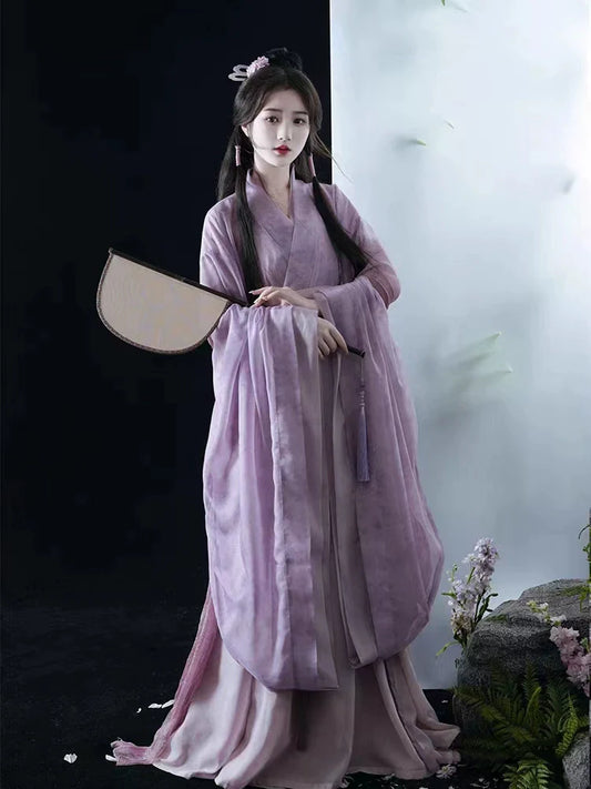Overlooking A Battle 壁上观 - Wei Jin Style Qiyao Ruqun