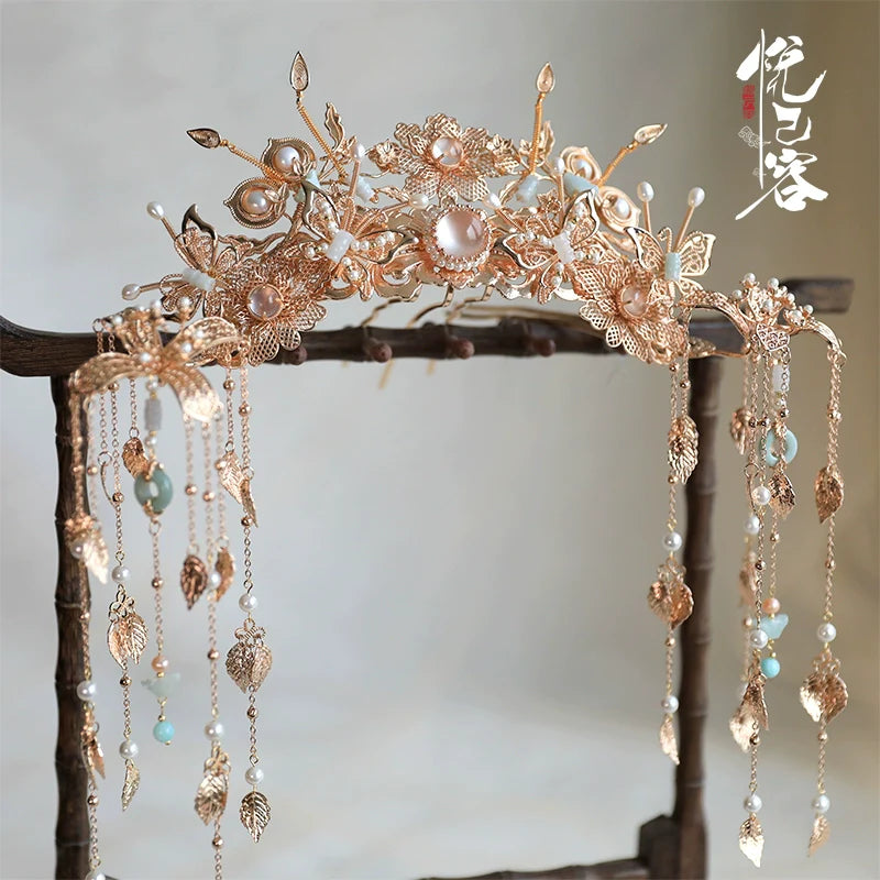 Hanfu Hair Accessories Set: Yunhuali