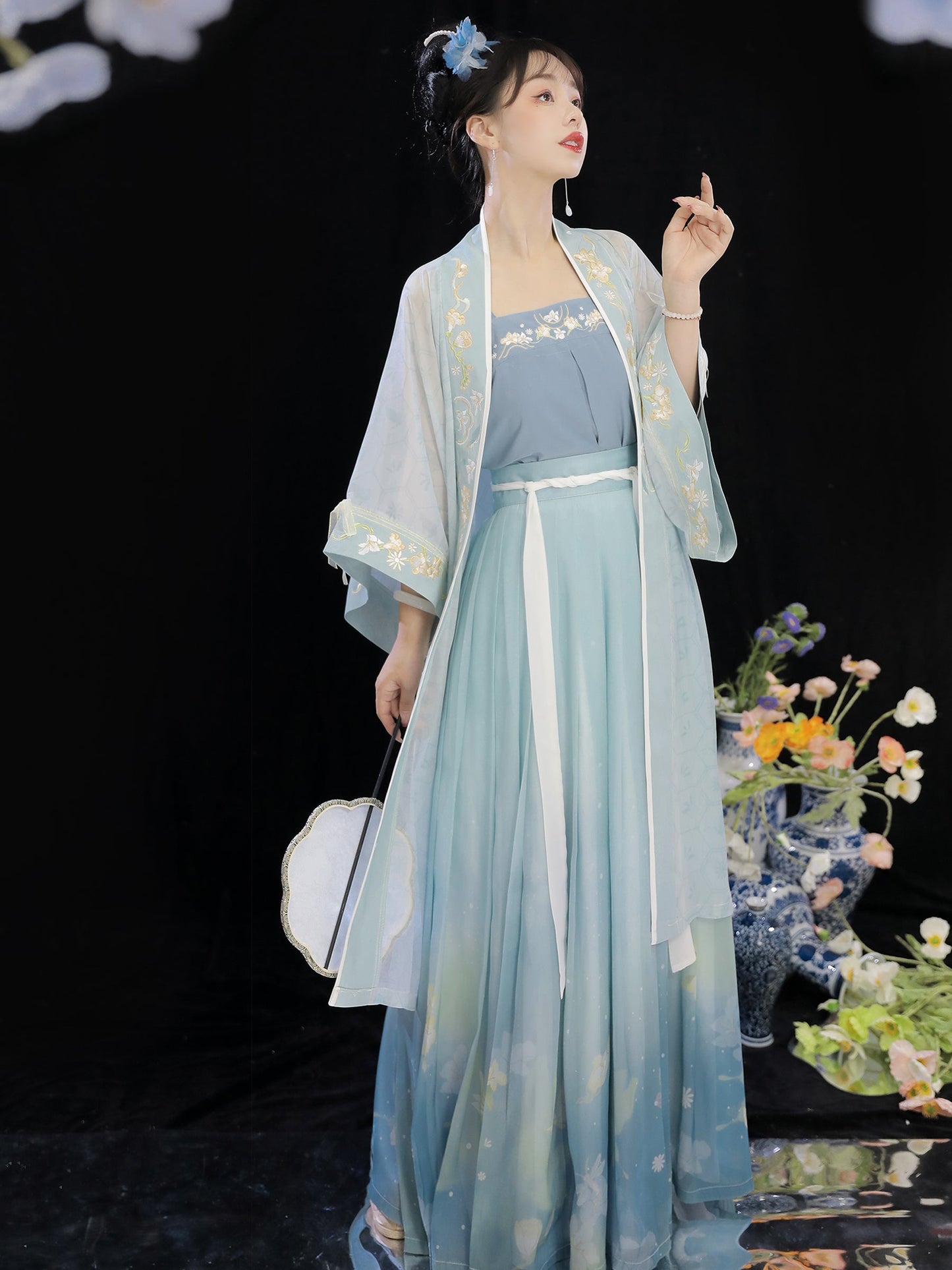 Qinghuan 清欢 - Song Dynasty Style Qiyao Ruqun Hanfu