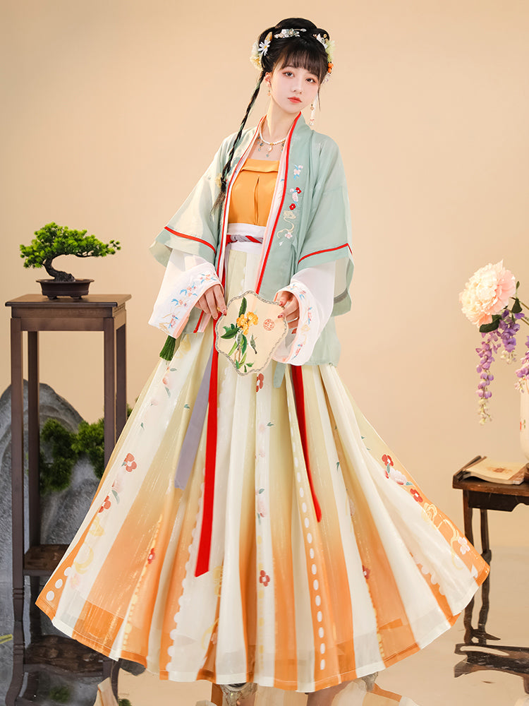 Ling Chunyu 灵椿雨 - Song Dynasty Style Qiyao Ruqun Hanfu