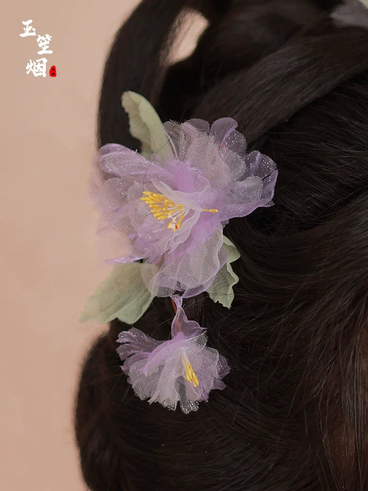 Hair Clips: Hibiscus