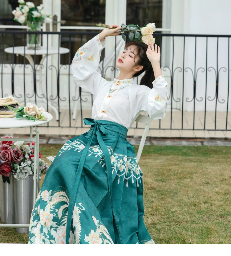 Lena - New Chinese Style Ming Dynasty Hanfu Matching Set