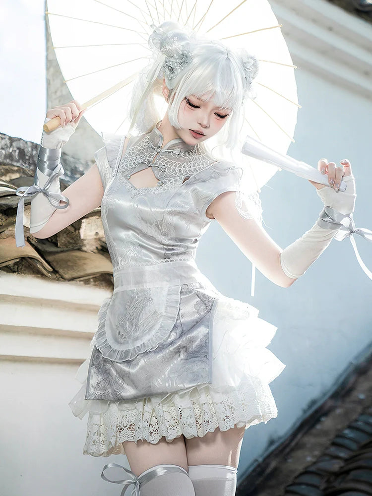 Qi Lolita Chinese Cheongsam Inspired, Moonlight