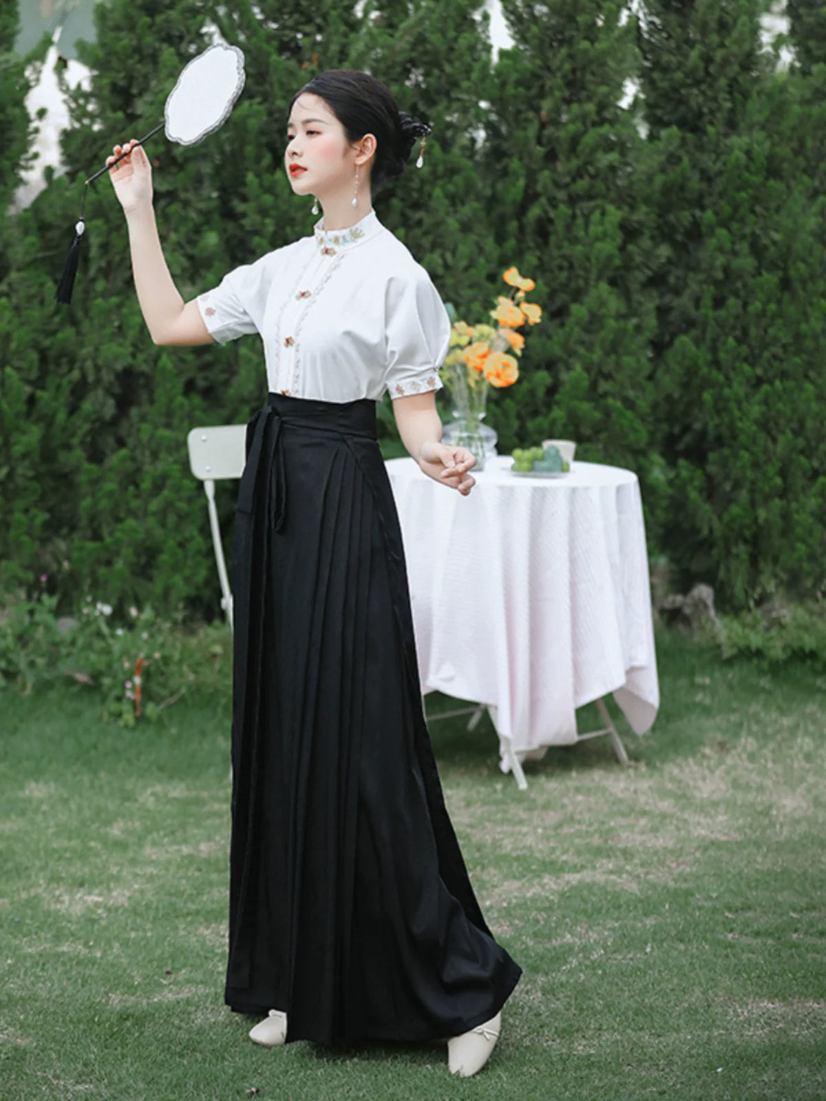 Aileen - New Chinese Style Ming Dynasty Hanfu Matching Set