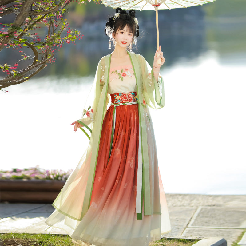 Gardenia - Song Dynasty Style Qiyao Ruqun Hanfu