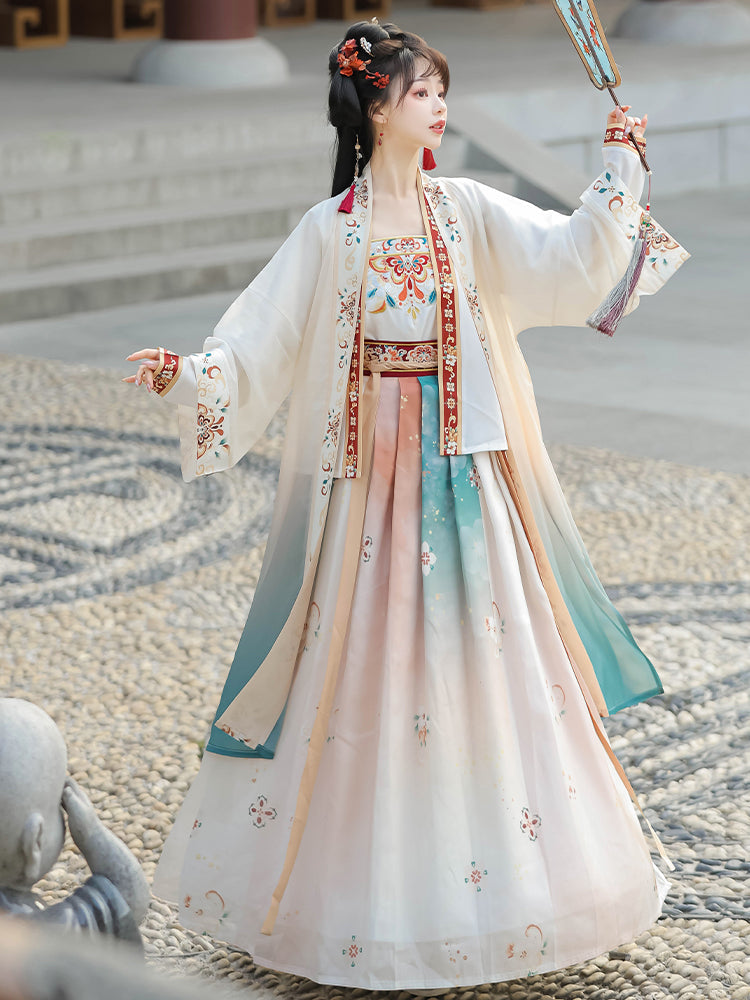 Jin Yudie 锦玉蝶 - Song Dynasty Style Qiyao Ruqun Hanfu