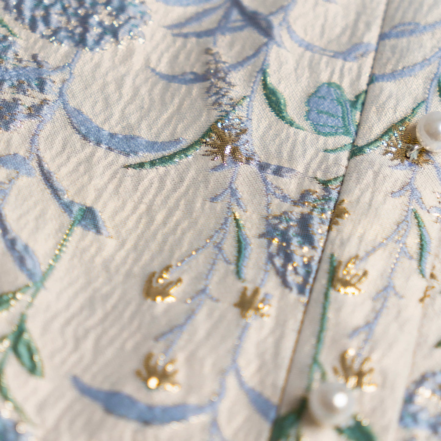 Ming Dynasty x Hanfu Bustier: Hydrangea 绣球