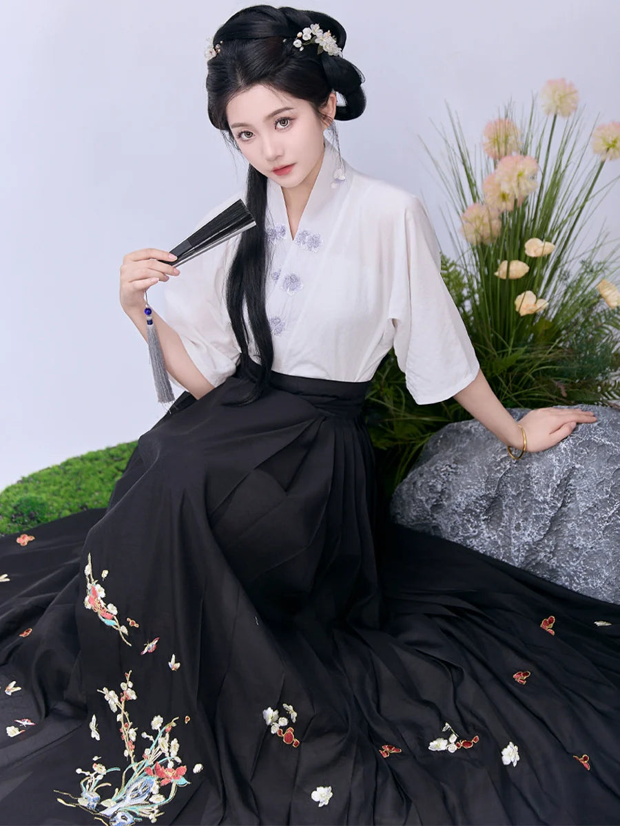 Linglong - New Chinese Style Ming Dynasty Hanfu Matching Set
