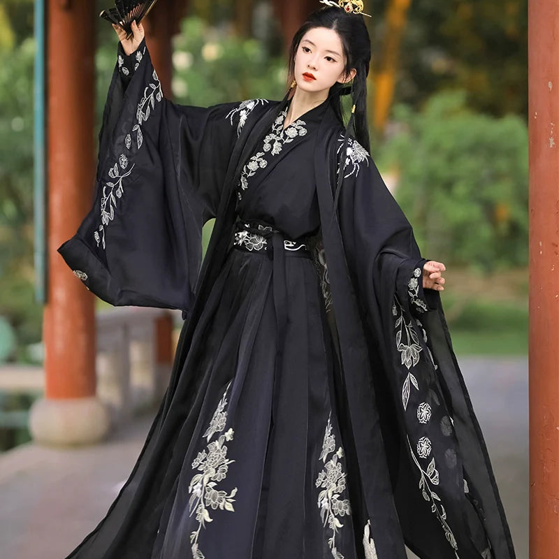 Wei Jin Wuxia Style Qiyao Ruqun - Huaxia 华夏