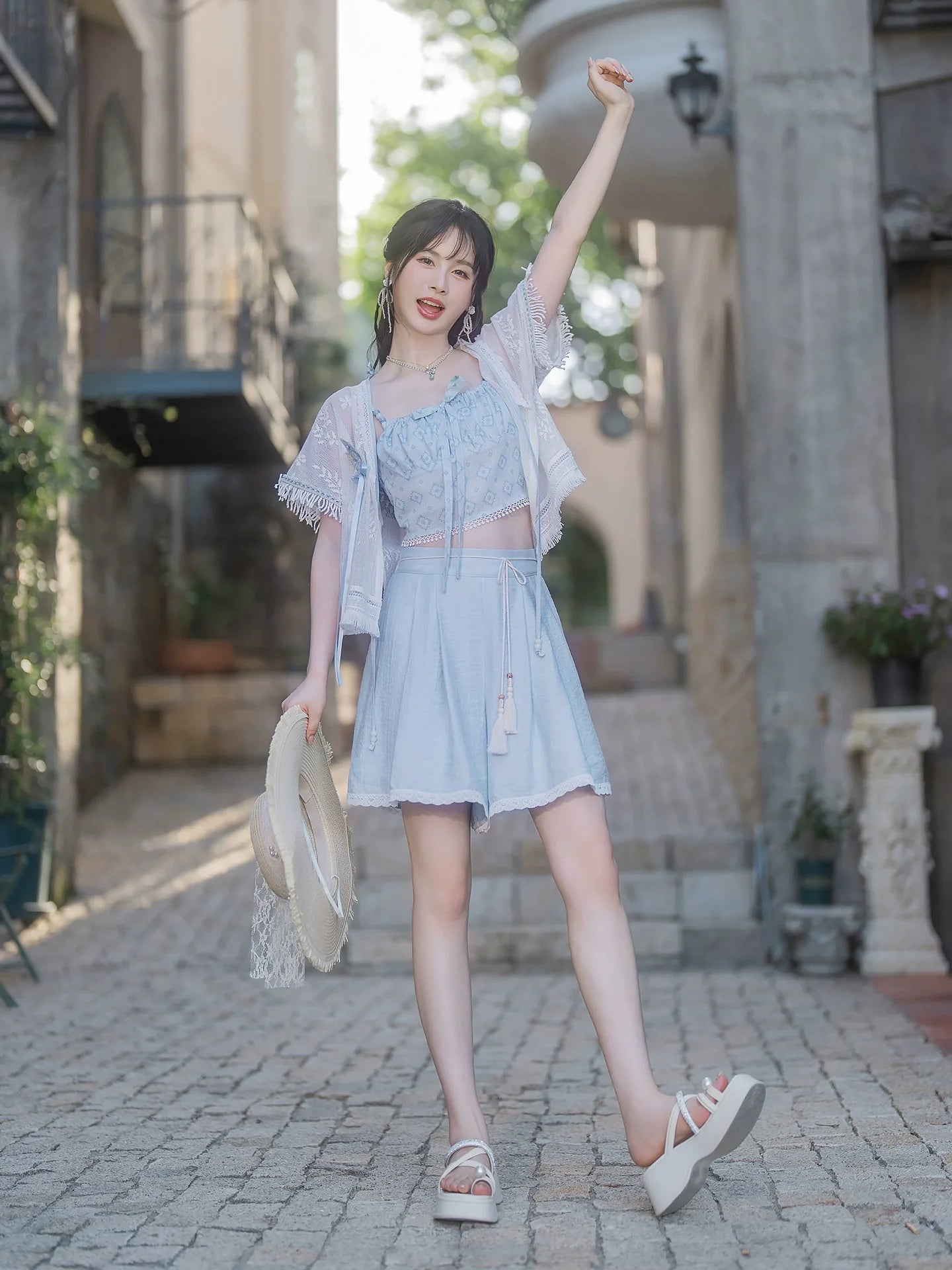 Summer Sea Breeze 夏日海风 - Modern Song Dynasty Hanfu Outfit (Preorder)