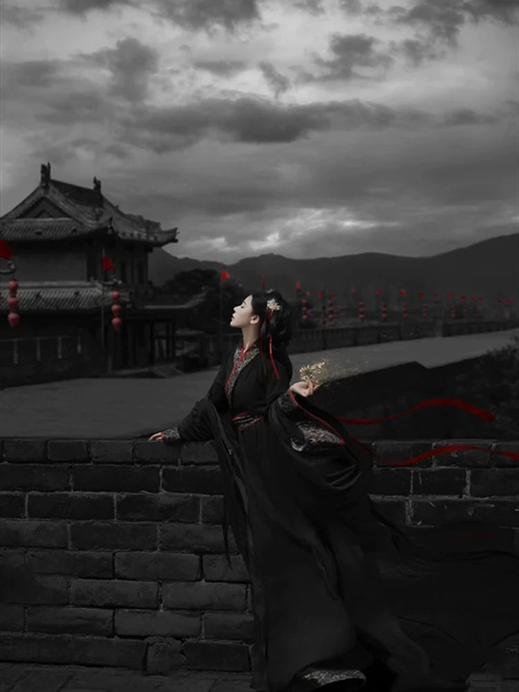 Fallen State - Warring States and Han Dynasty Straight Hem Robe