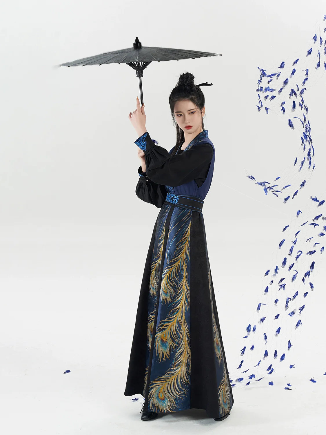 Tang Dynasty JX3 Inspired Modern Hanfu, Yinzhu 飒翎银竹 (Preorder)