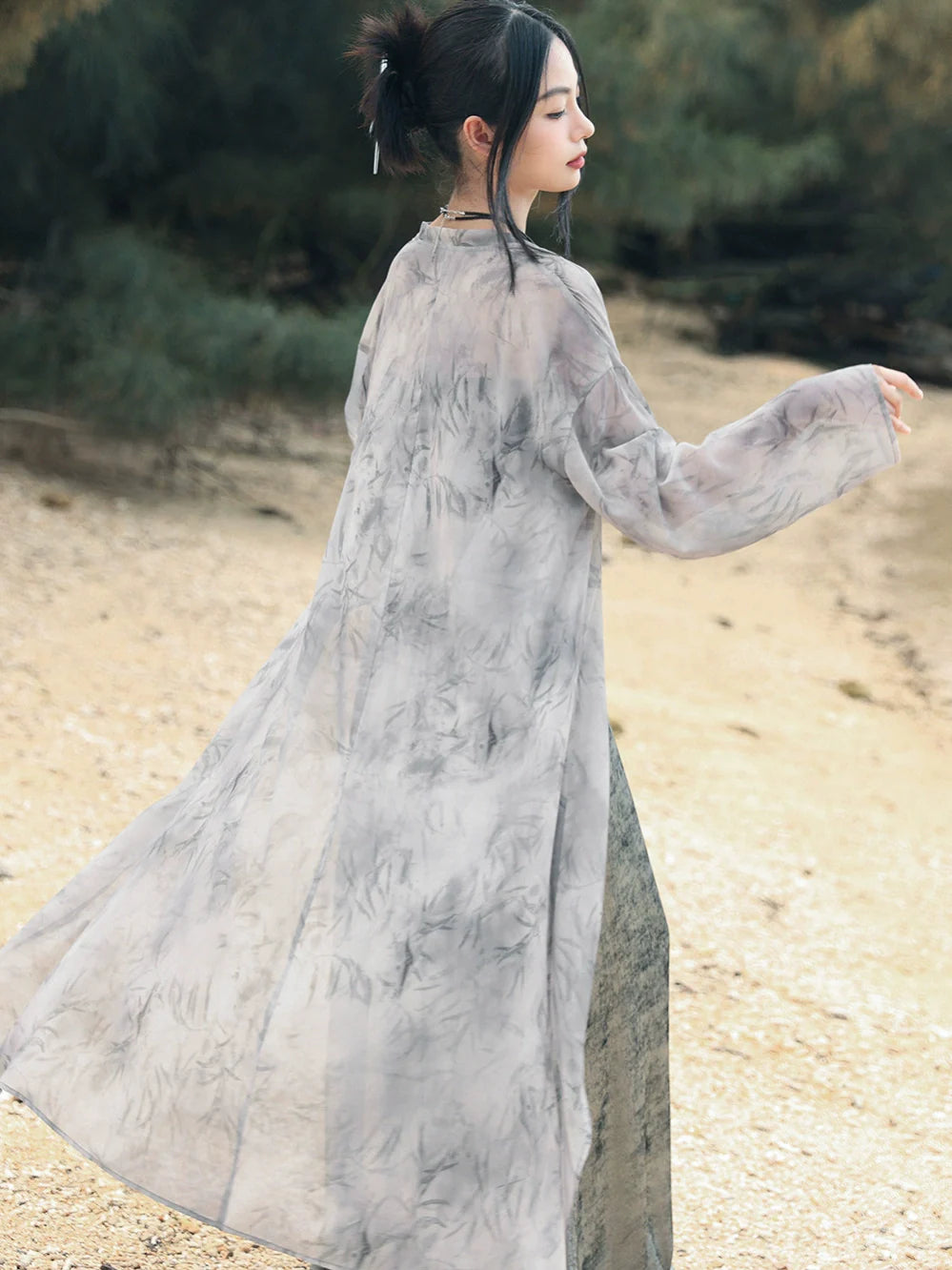 Neo-Chinese Style x Cardigan: Ashleaf