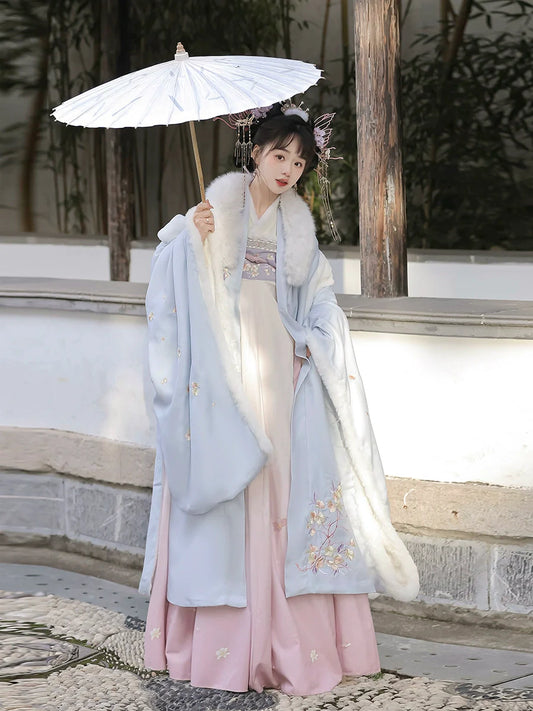 Ninglan 凝兰 - Tang Dynasty Style Qixiong Ruqun for Spring and Winter