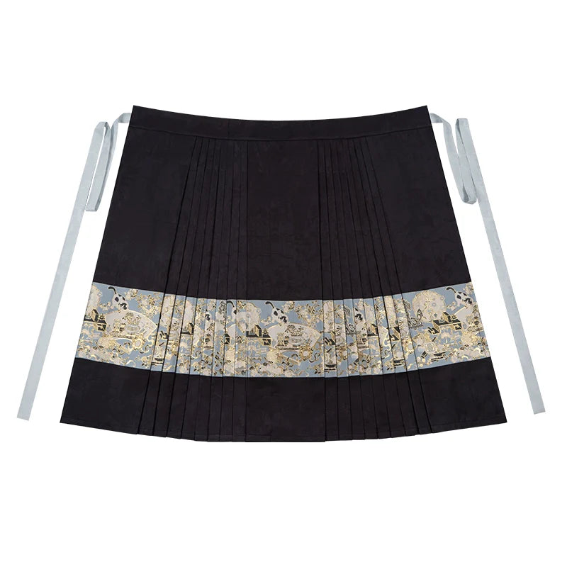 Ming Dynasty Modern Hanfu, Mamianqun, Bogu Cat 博古猫猫 (Preorder)