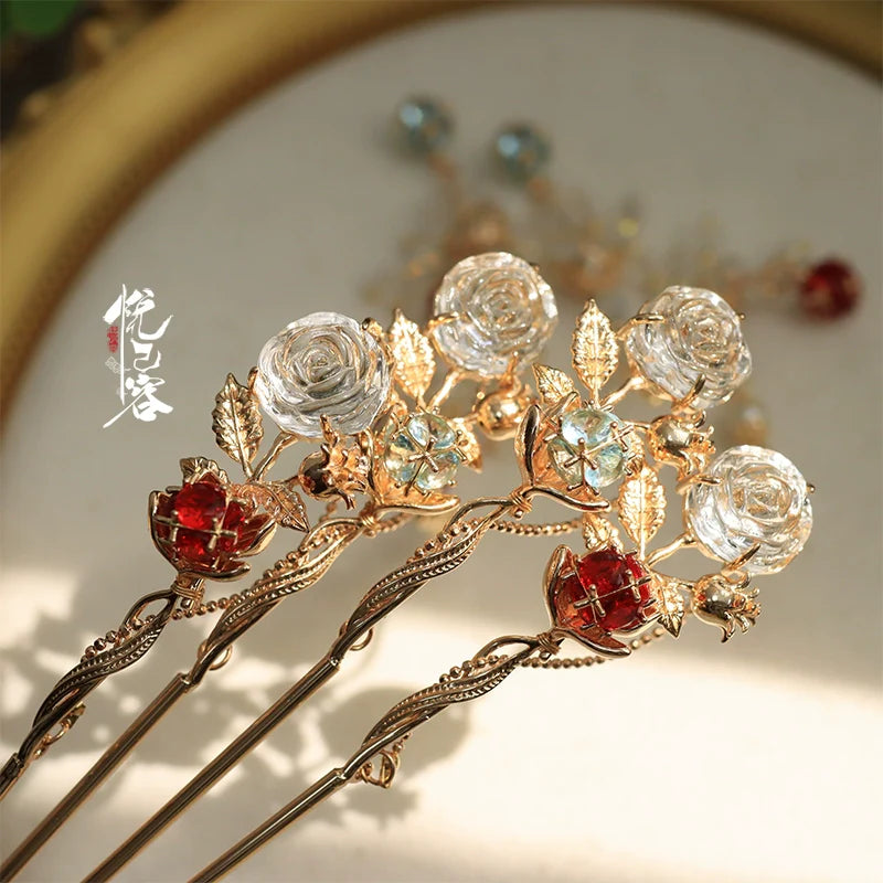 Hair Pin: Rose Covenant