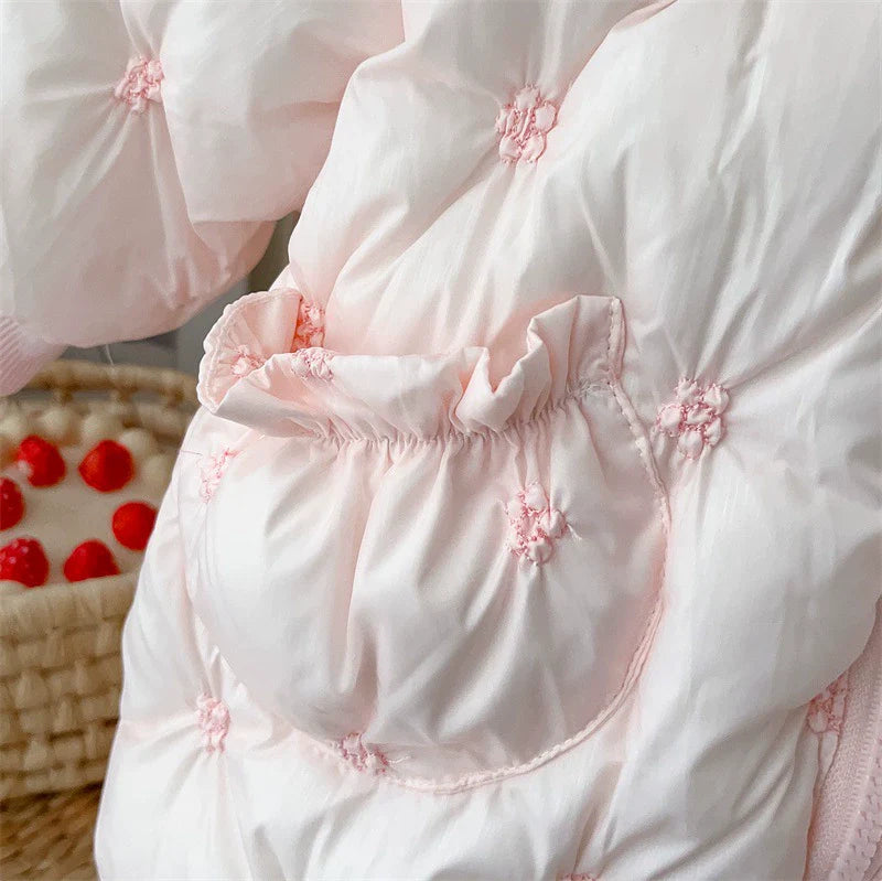 Sweet Pink - Winter Princess Baby Onesies for Girls