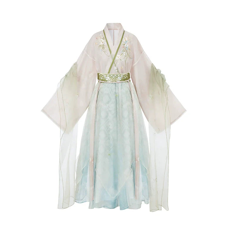 Pine 绿萍 - Wei Jin Goddess Style Qiyao Ruqun