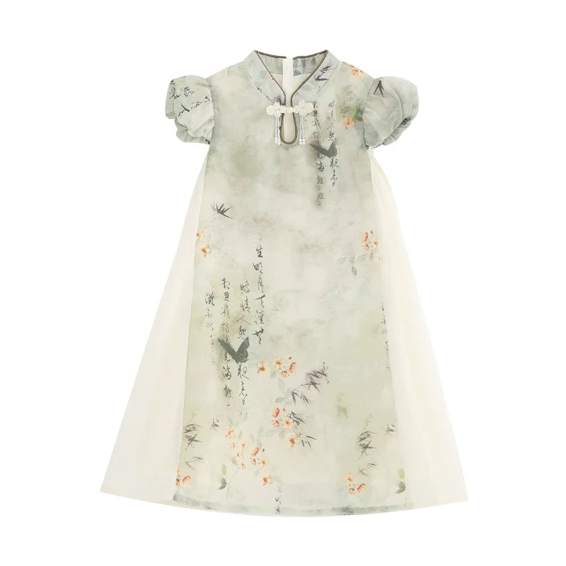 Clover - New Chinese Style Cheongsam for Girls