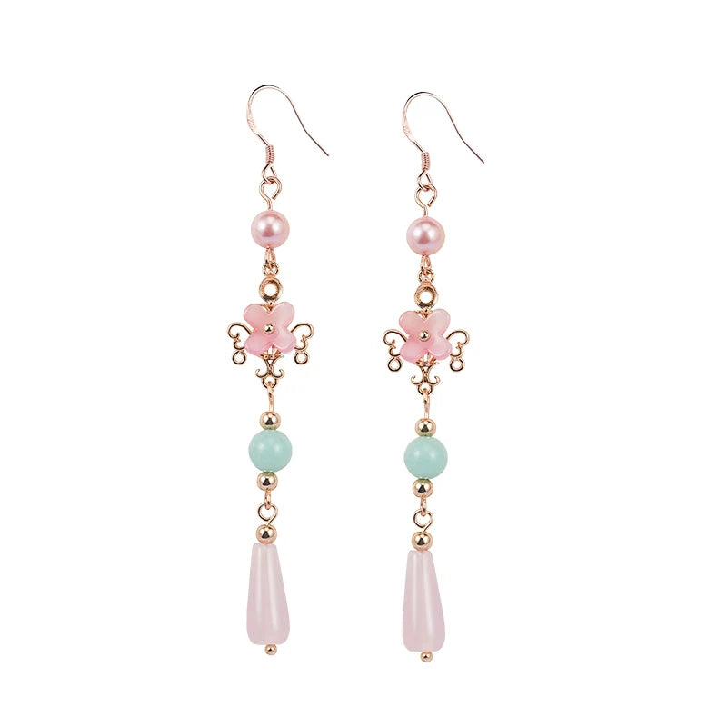 Flower God Chinese Style Earrings