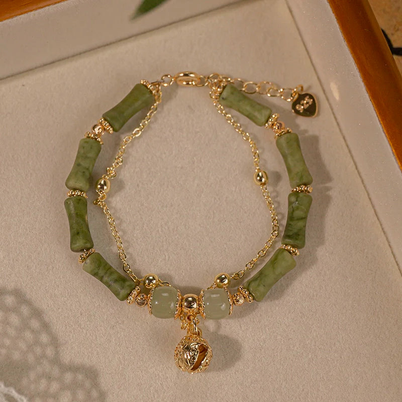 Jade Bamboo Bracelet