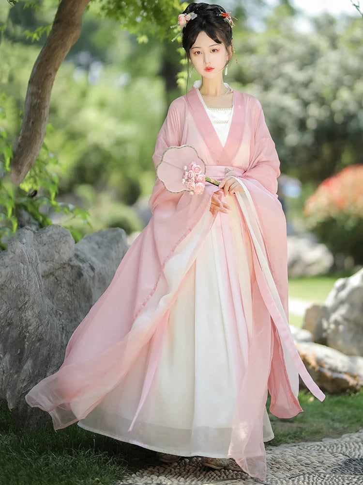 Roselle - Wei Jin Fairy Style Qiyao Ruqun