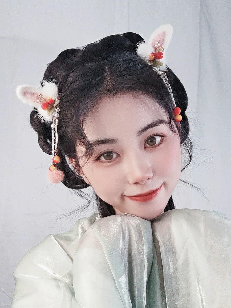 Hair Clips: Kitty