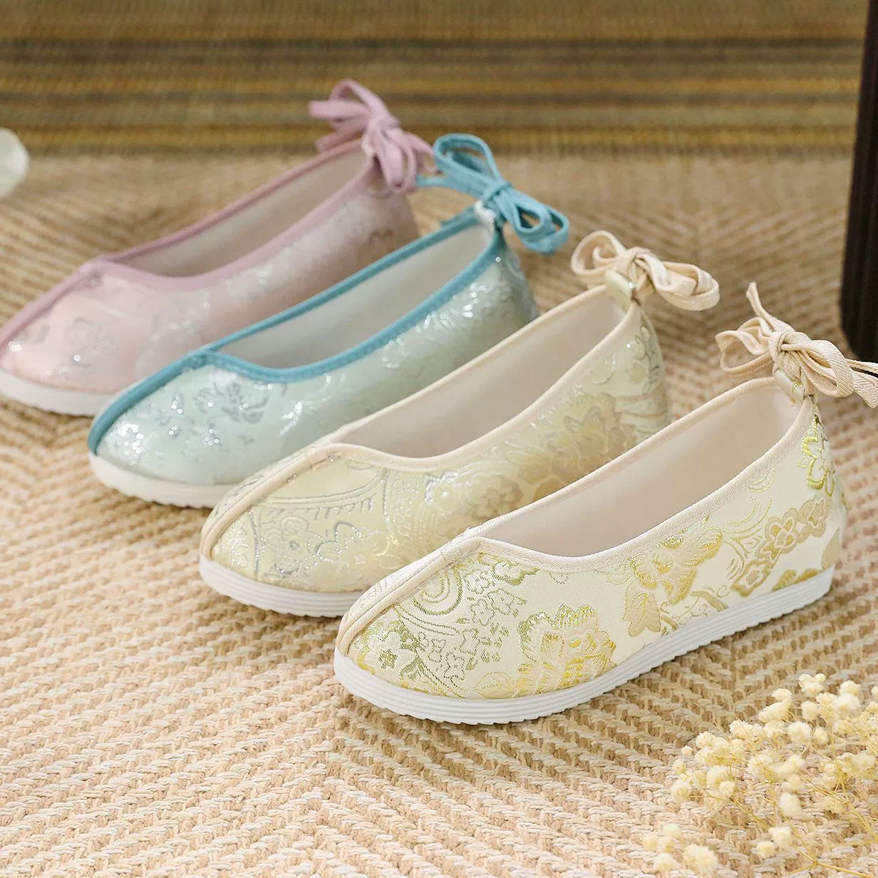 Paige - Traditional Brocade Hanfu Shoes