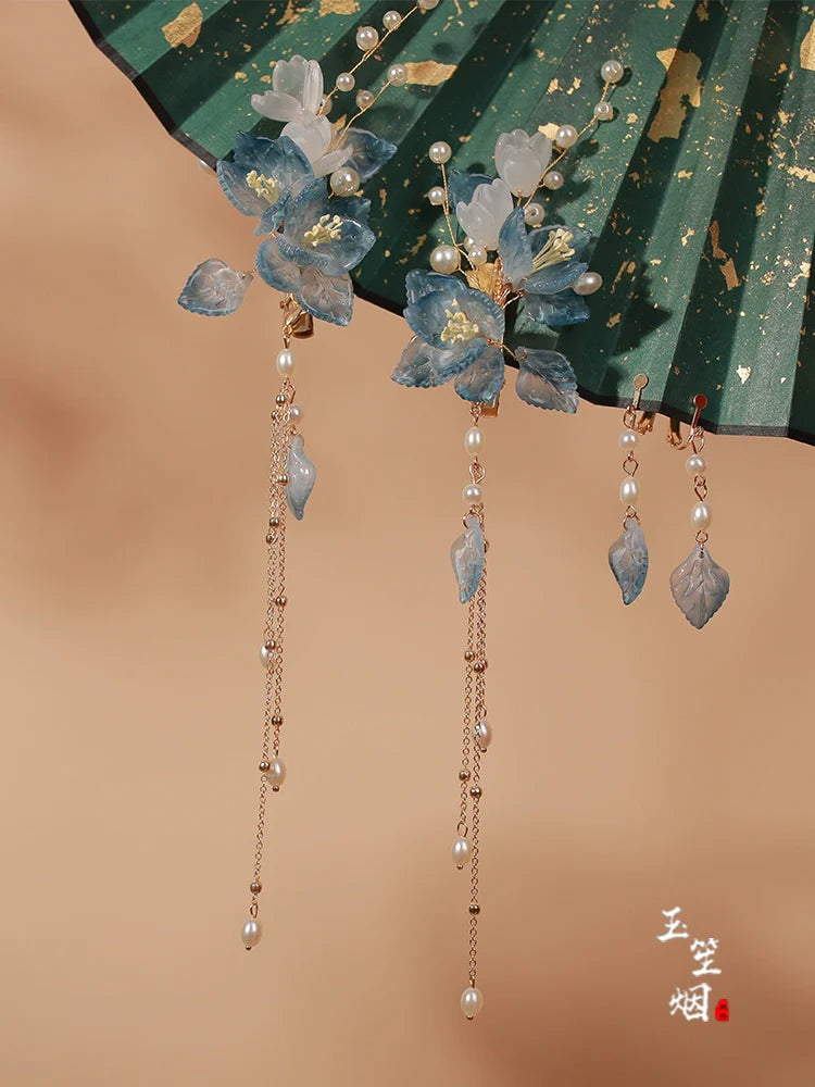 Hair Clips: Rain