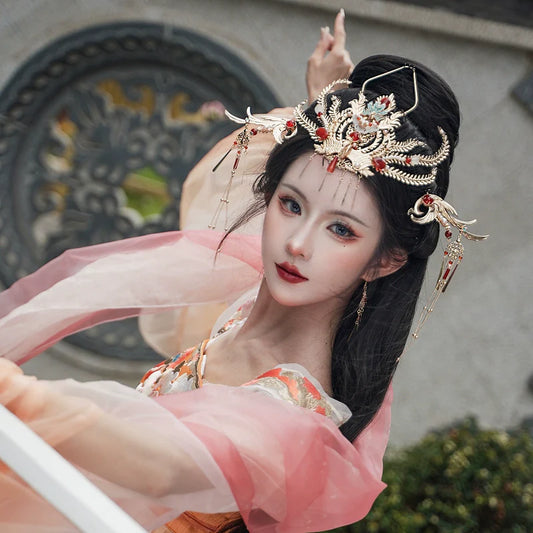 Chinese Wedding Hair Accessories: Ancient Wind Goddess