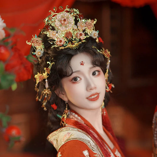 Chinese Wedding Hair Accessories: Happy Love