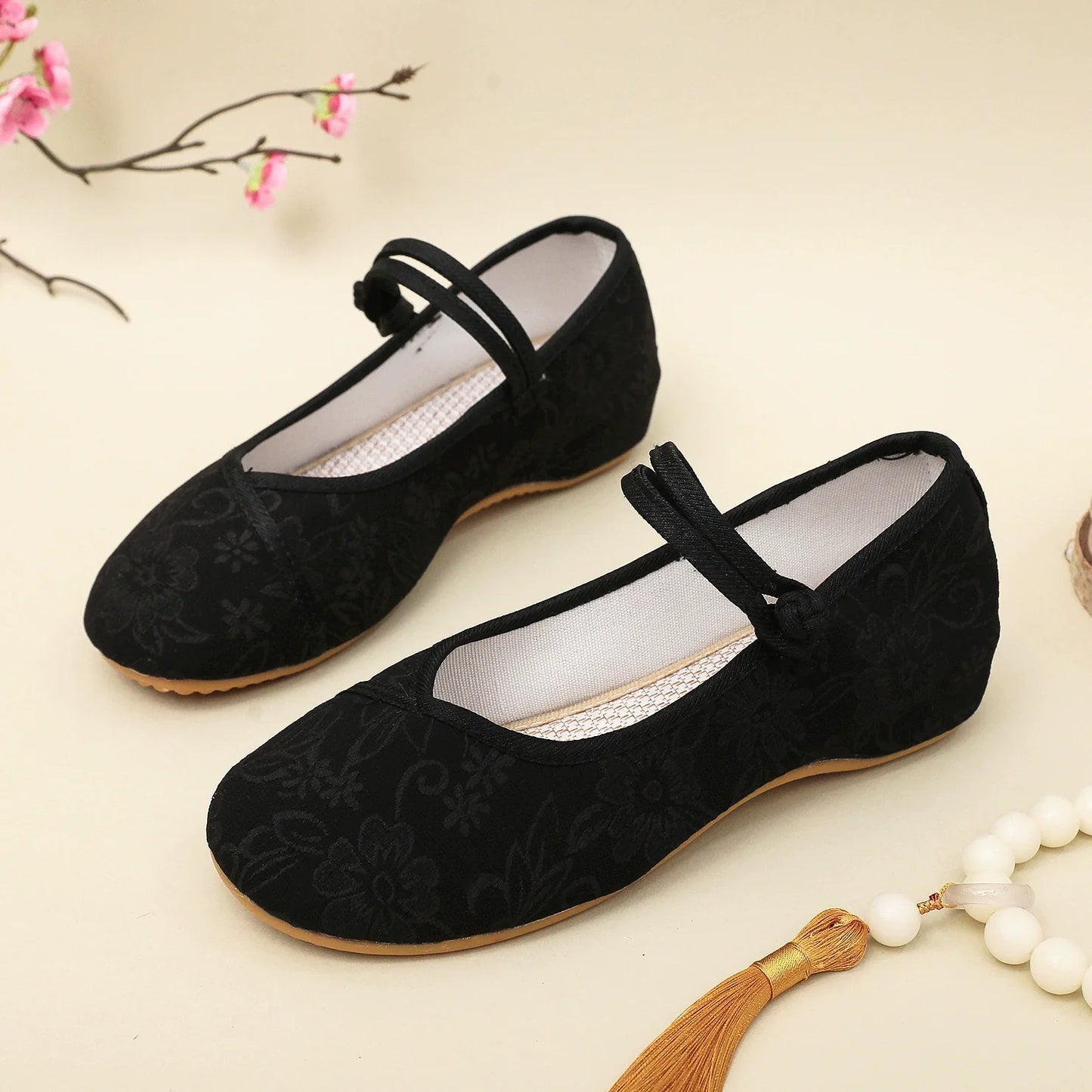 Joanna - Chinese Patterned Hanfu Shoes