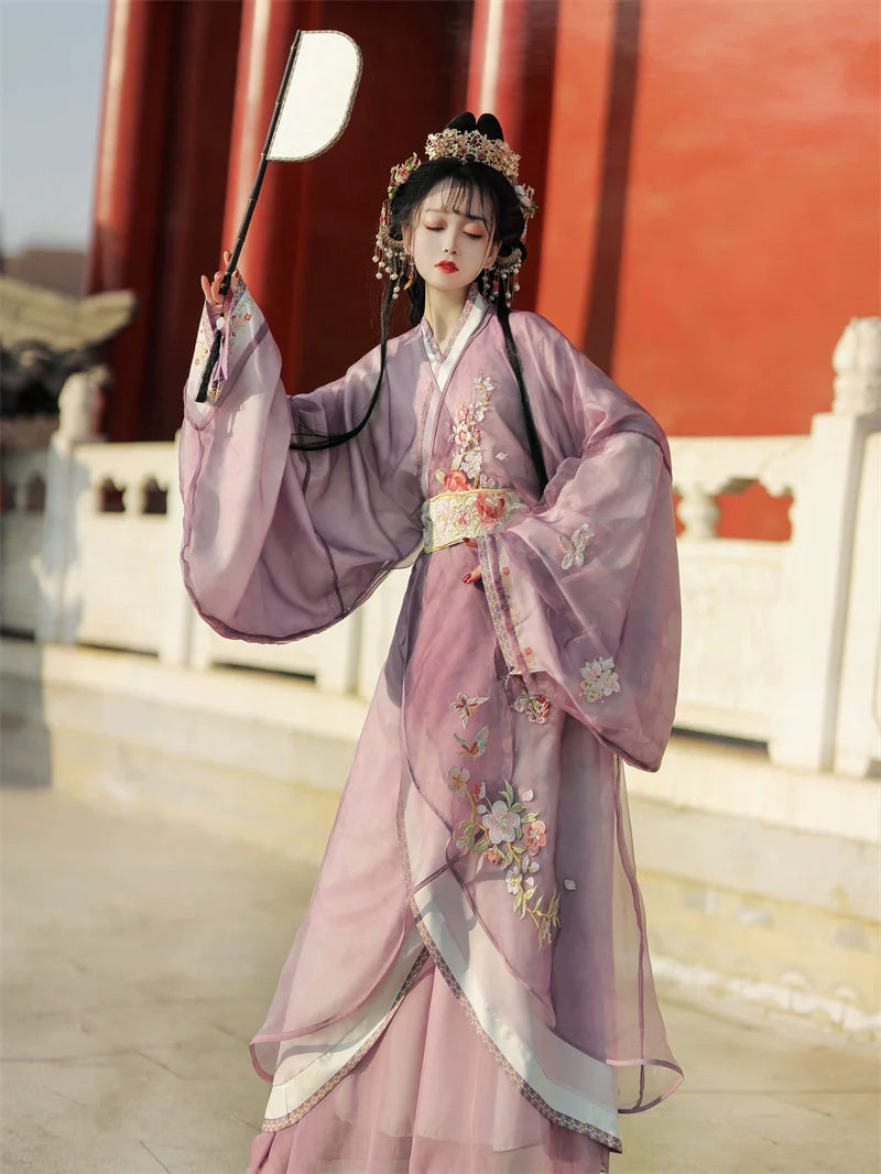 Dancing Fairy - Warring States and Han Dynasty Straight Hem Robe