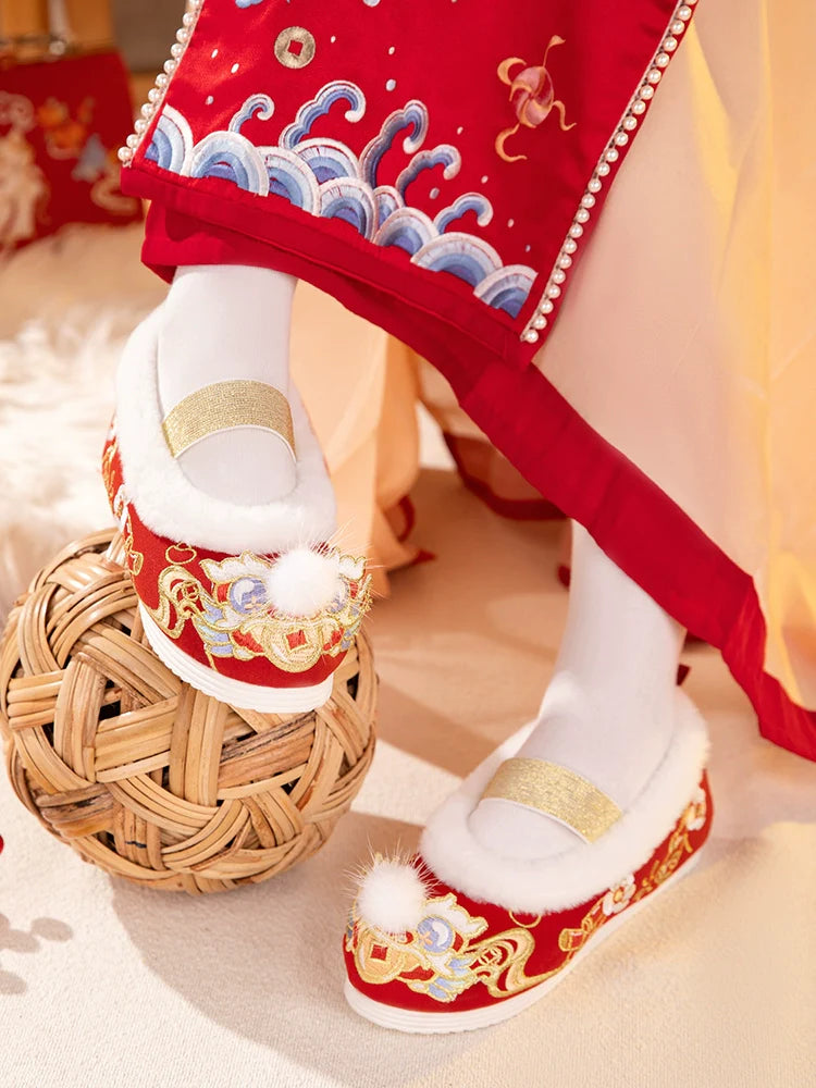 Isla - Embroidered Chinese Hanfu Shoes