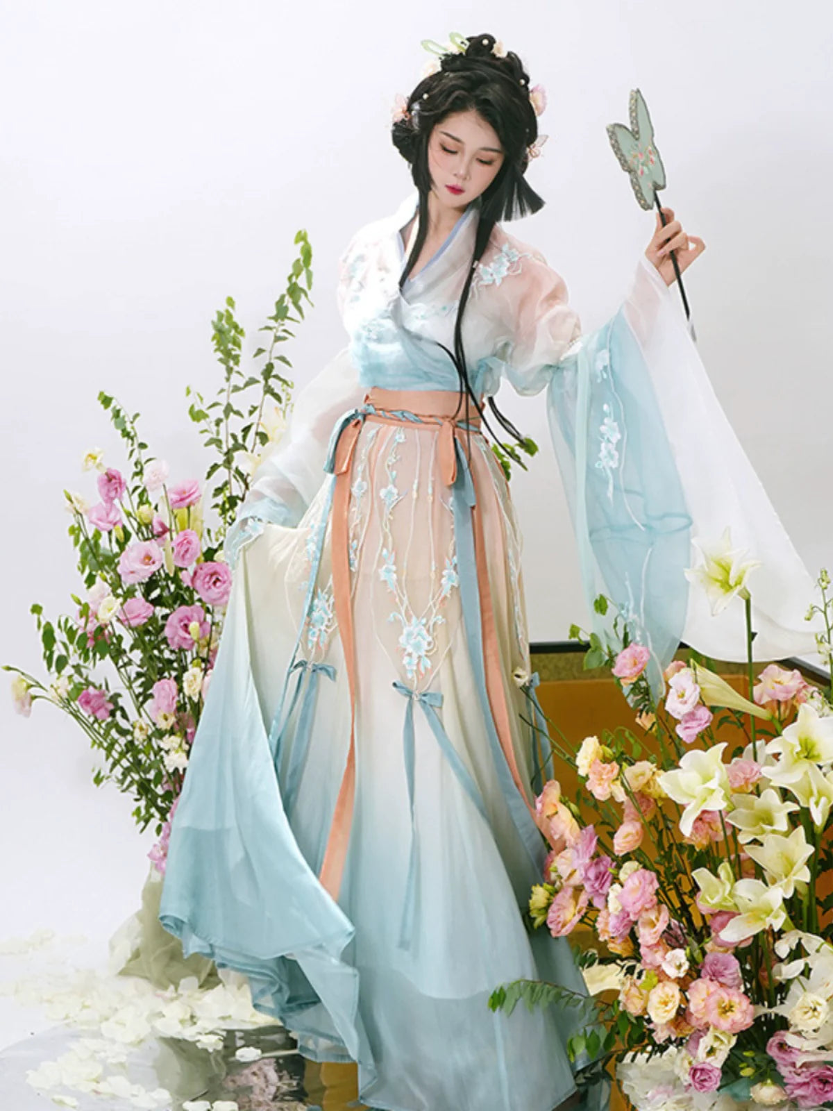 Pear Blossom Fall - Wei Jin Fairy Style Qiyao Ruqun