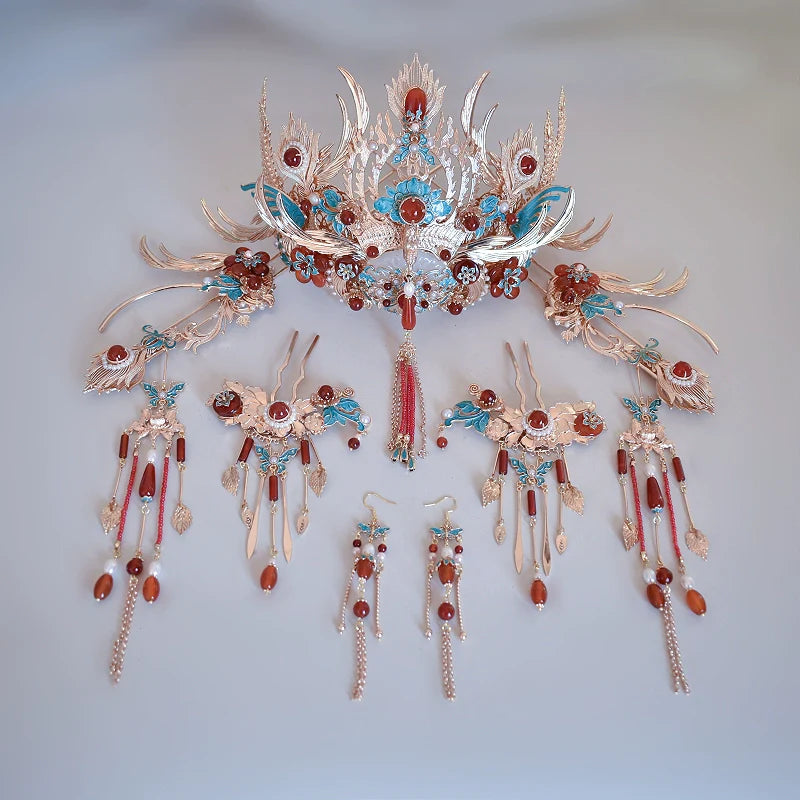 Chinese Wedding Hair Accessories: Flower Appearance