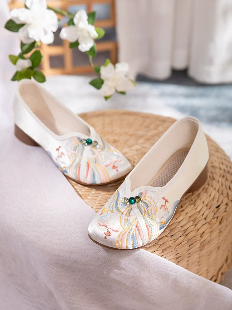 Emma - Embroidered Cheongsam Shoes