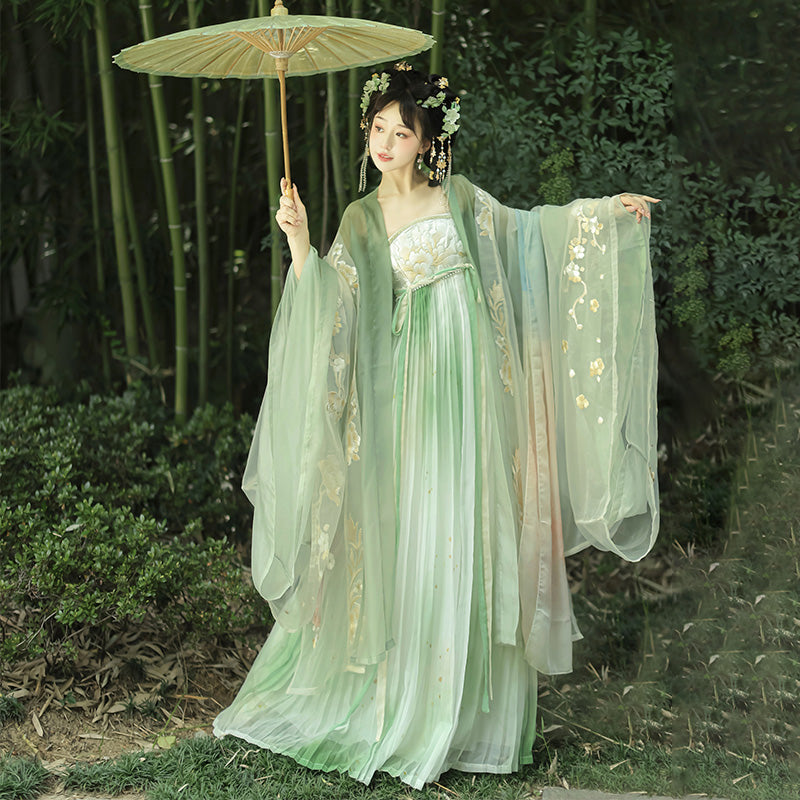 Butterfly Dream 梦蝶 - Tang Dynasty Style Hanfu Dress Heziqun