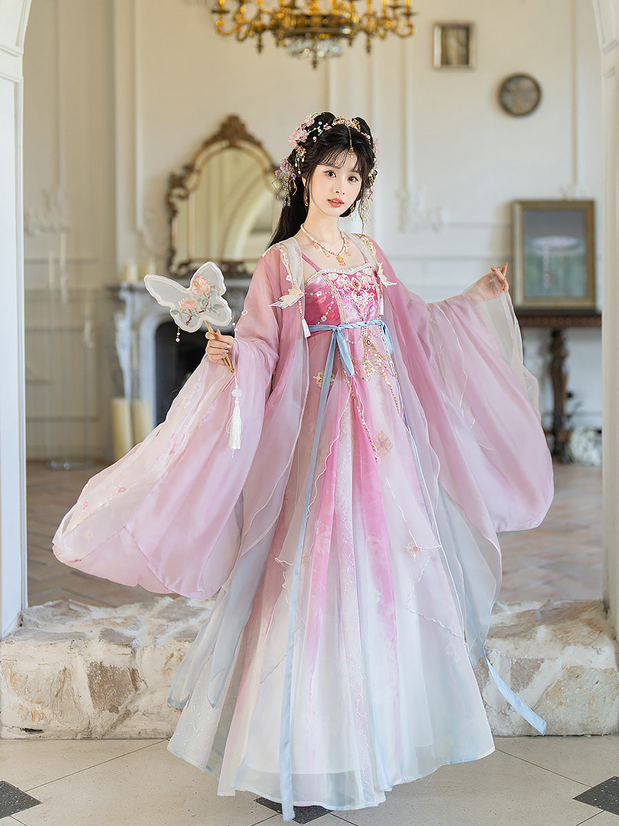 Spring Banquet 春日宴 - Tang Dynasty Style Hanfu Dress Heziqun