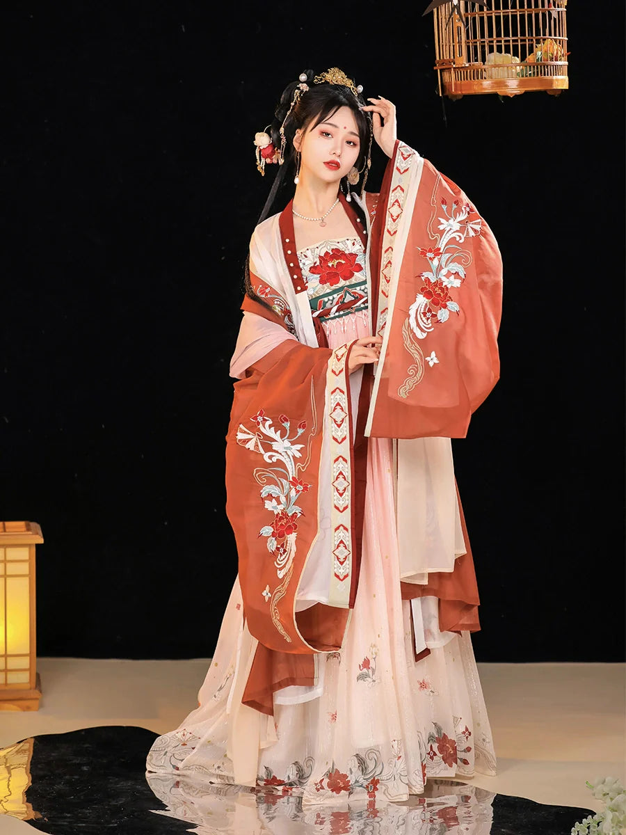 Twilight  暮挽 - Tang Dynasty Style Hanfu Dress Heziqun