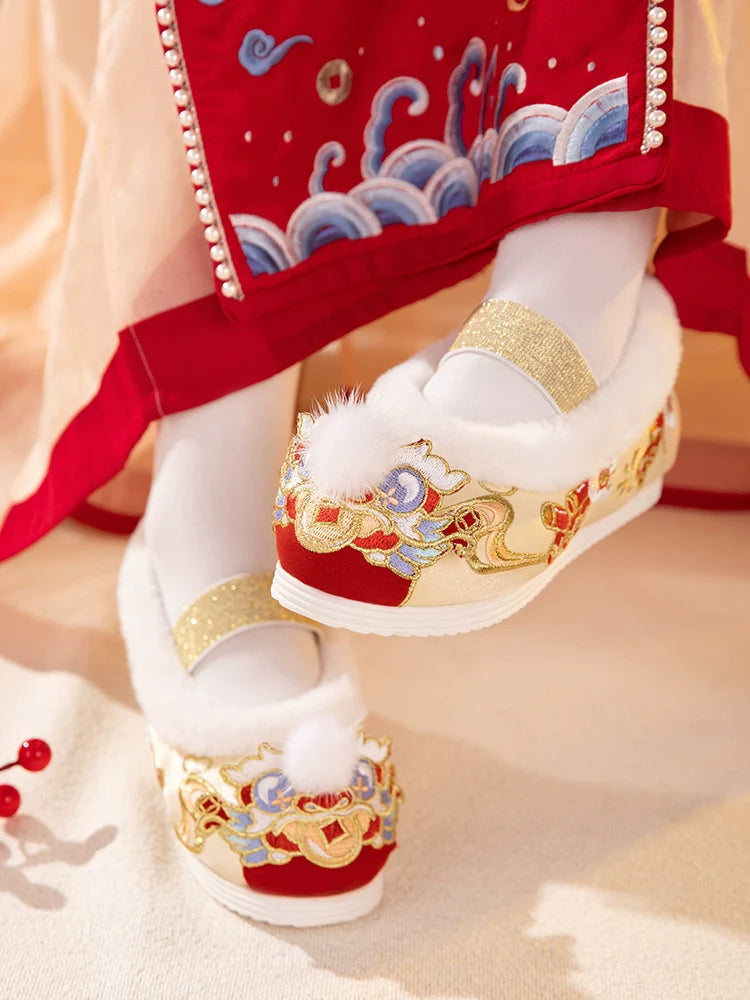 Isla - Embroidered Chinese Hanfu Shoes