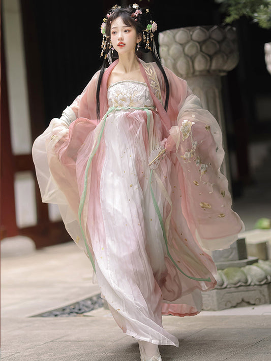 Butterfly Dream 梦蝶 - Tang Dynasty Style Hanfu Dress Heziqun