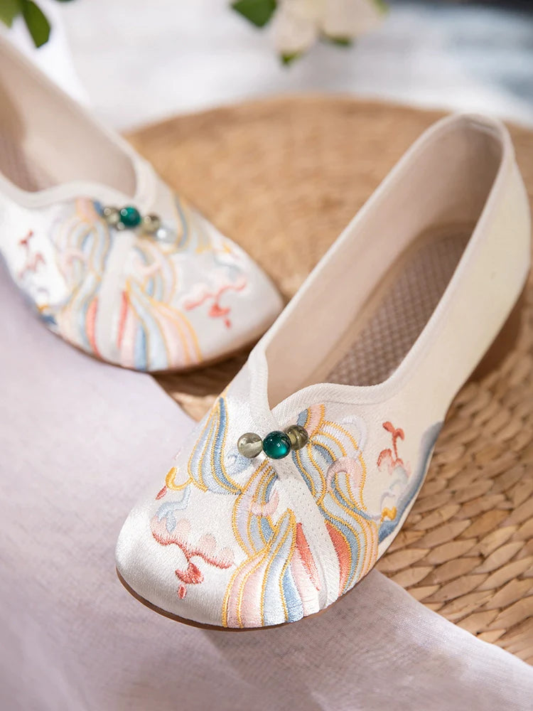 Emma - Embroidered Cheongsam Shoes